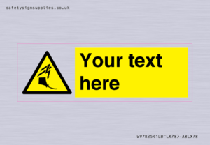 Custom warning kite flying near powerlines